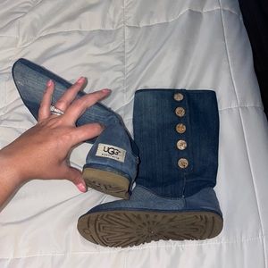 Denim ugg boots